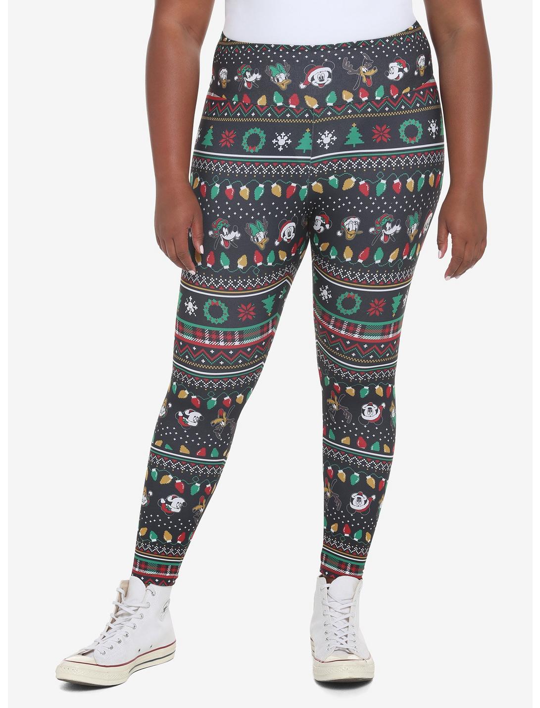 Her Universe Disney Holiday Mickey Mouse & Friends Fair Isle Leggings Plus Size HUNIVERS Her Universe Disney Holiday Mickey Mouse & Friends Fair Isle Leggings Plus Size -transcendentactive shop 19510589 hi