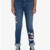 HUNIVERS Her Universe Disney Mickey Mouse Dark Wash Mom Jeans