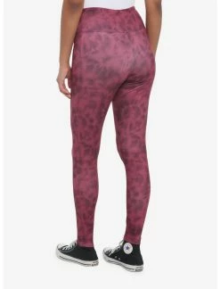 HUNIVERS Her Universe Marvel Spider-Man Logo Tie-Dye Leggings -transcendentactive shop 19516945 av1