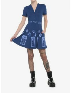 HUNIVERS Her Universe Doctor Who TARDIS Retro Dress -transcendentactive shop 19541977 av1