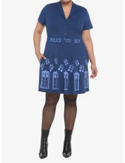 HUNIVERS Her Universe Doctor Who TARDIS Retro Dress Plus Size 3 HUNIVERS Her Universe Doctor Who TARDIS Retro Dress Plus Size -transcendentactive shop 19541985 av1