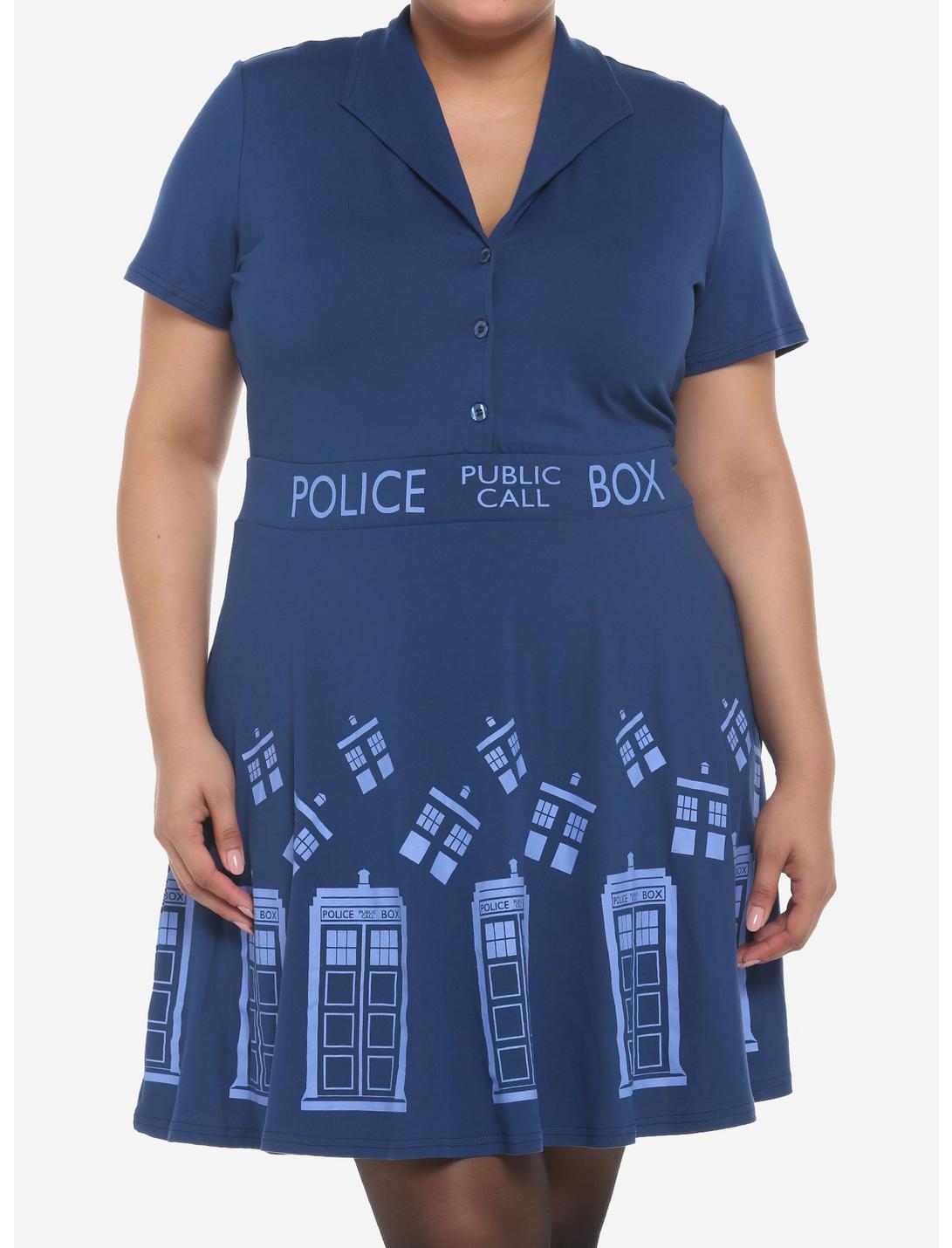 Her Universe Doctor Who TARDIS Retro Dress Plus Size HUNIVERS Her Universe Doctor Who TARDIS Retro Dress Plus Size -transcendentactive shop 19541985 hi