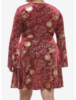 HUNIVERS Harry Potter Marauder's Map Velvet Dress Plus Size 7 HUNIVERS Harry Potter Marauder's Map Velvet Dress Plus Size -transcendentactive shop 19543599 av2