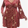 HUNIVERS Harry Potter Marauder's Map Velvet Dress Plus Size -transcendentactive shop 19543599 hi