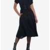 Null Black Puff Sleeve Corset Midi Dress -transcendentactive shop 19543654 hi