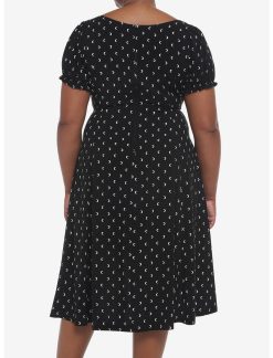 Null Black Crescent Moon Puff Sleeve Midi Dress Plus Size 4 Null Black Crescent Moon Puff Sleeve Midi Dress Plus Size -transcendentactive shop 19543669 av2
