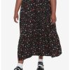 Null Mushroom Tiered Button-Front Midi Skirt Plus Size -transcendentactive shop 19543722 hi