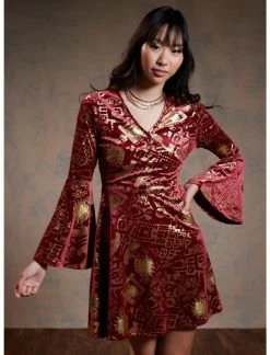 HUNIVERS Harry Potter Marauder's Map Velvet Dress