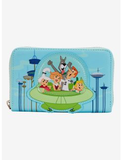LNGEFLY Loungefly The Jetsons Spaceship Zipper Wallet