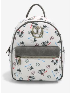 HUNIVERS Her Universe Star Wars Rey & Kylo Lightsaber Mini Backpack