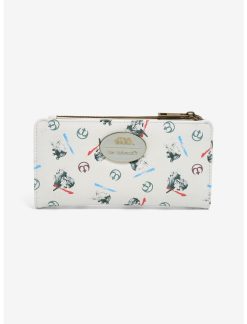 HUNIVERS Her Universe Star Wars Rey & Kylo Lightsaber Wallet -transcendentactive shop 19568881 av1