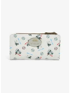 HUNIVERS Her Universe Star Wars Rey & Kylo Lightsaber Wallet -transcendentactive shop 19568881 av1