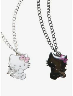 Null Hello Kitty Angel & Devil Best Friend Necklace Set