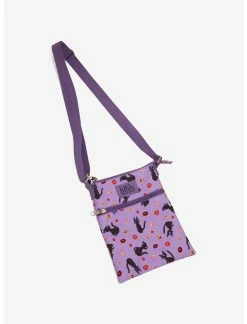 Null Studio Ghibli Kiki's Delivery Service Jiji Sweets Passport Crossbody Bag
