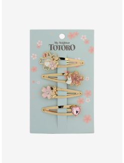 Studio Ghibli My Neighbor Totoro Sakura Hair Clip Set