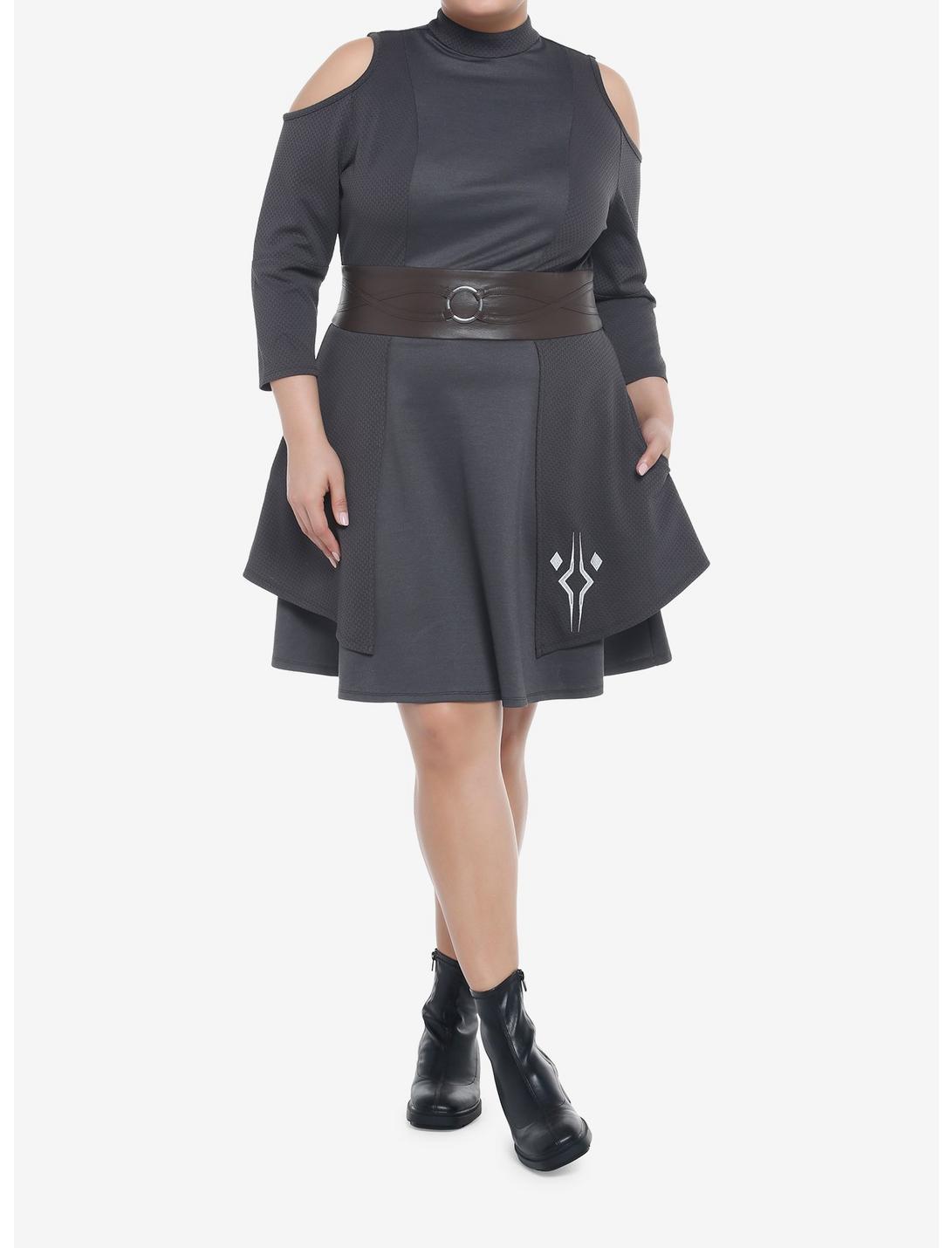 Her Universe Star Wars The Mandalorian Ahsoka Cold Shoulder Dress Plus Size HUNIVERS Her Universe Star Wars The Mandalorian Ahsoka Cold Shoulder Dress Plus Size -transcendentactive shop 19629306 av1