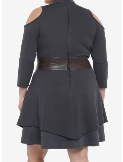 HUNIVERS Her Universe Star Wars The Mandalorian Ahsoka Cold Shoulder Dress Plus Size 4 HUNIVERS Her Universe Star Wars The Mandalorian Ahsoka Cold Shoulder Dress Plus Size -transcendentactive shop 19629306 av2