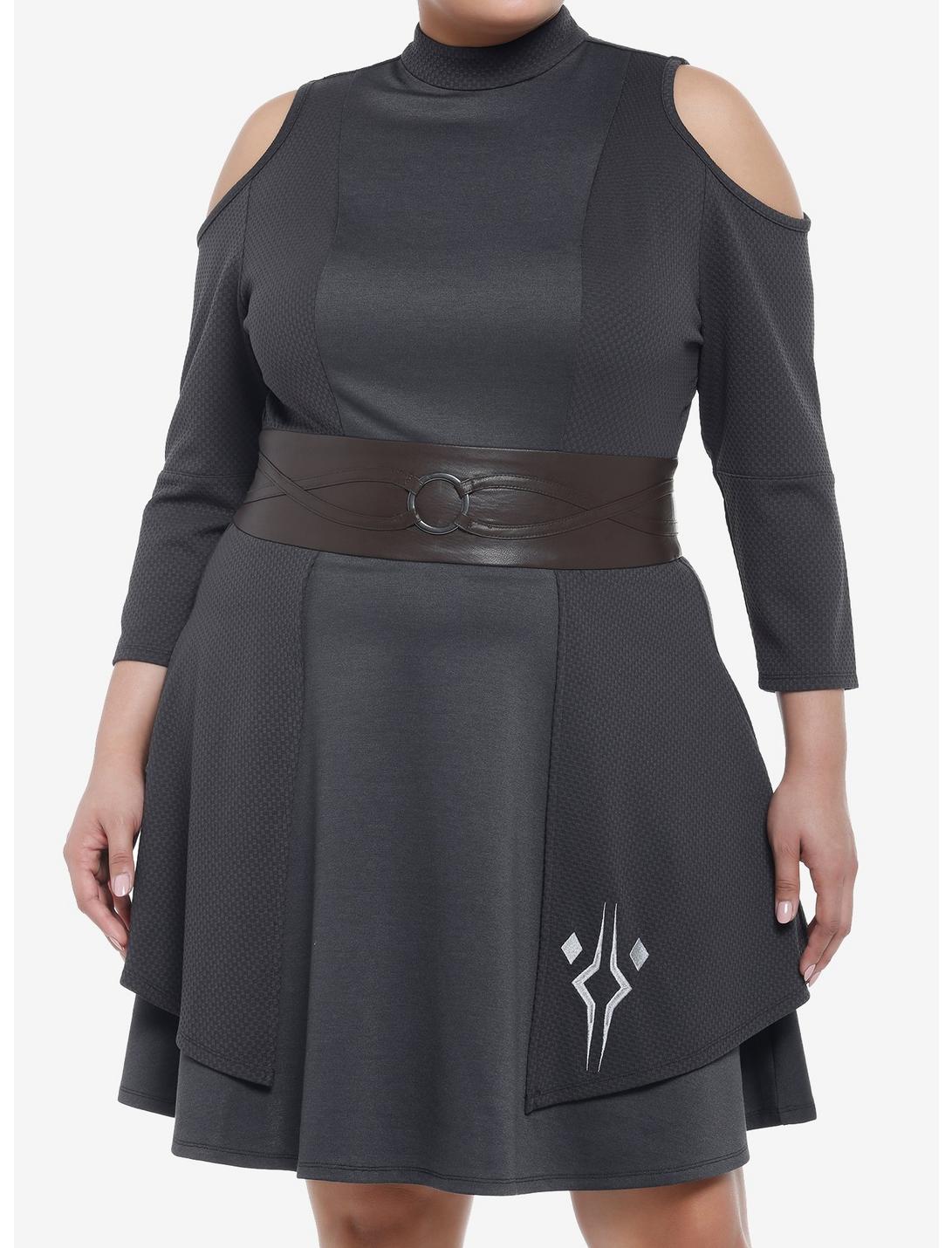 Her Universe Star Wars The Mandalorian Ahsoka Cold Shoulder Dress Plus Size HUNIVERS Her Universe Star Wars The Mandalorian Ahsoka Cold Shoulder Dress Plus Size -transcendentactive shop 19629306 hi