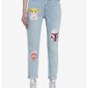 HUNIVERS Her Universe Star Wars The Mandalorian Faces Mom Jeans 2 HUNIVERS Her Universe Star Wars The Mandalorian Faces Mom Jeans -transcendentactive shop 19629313 hi