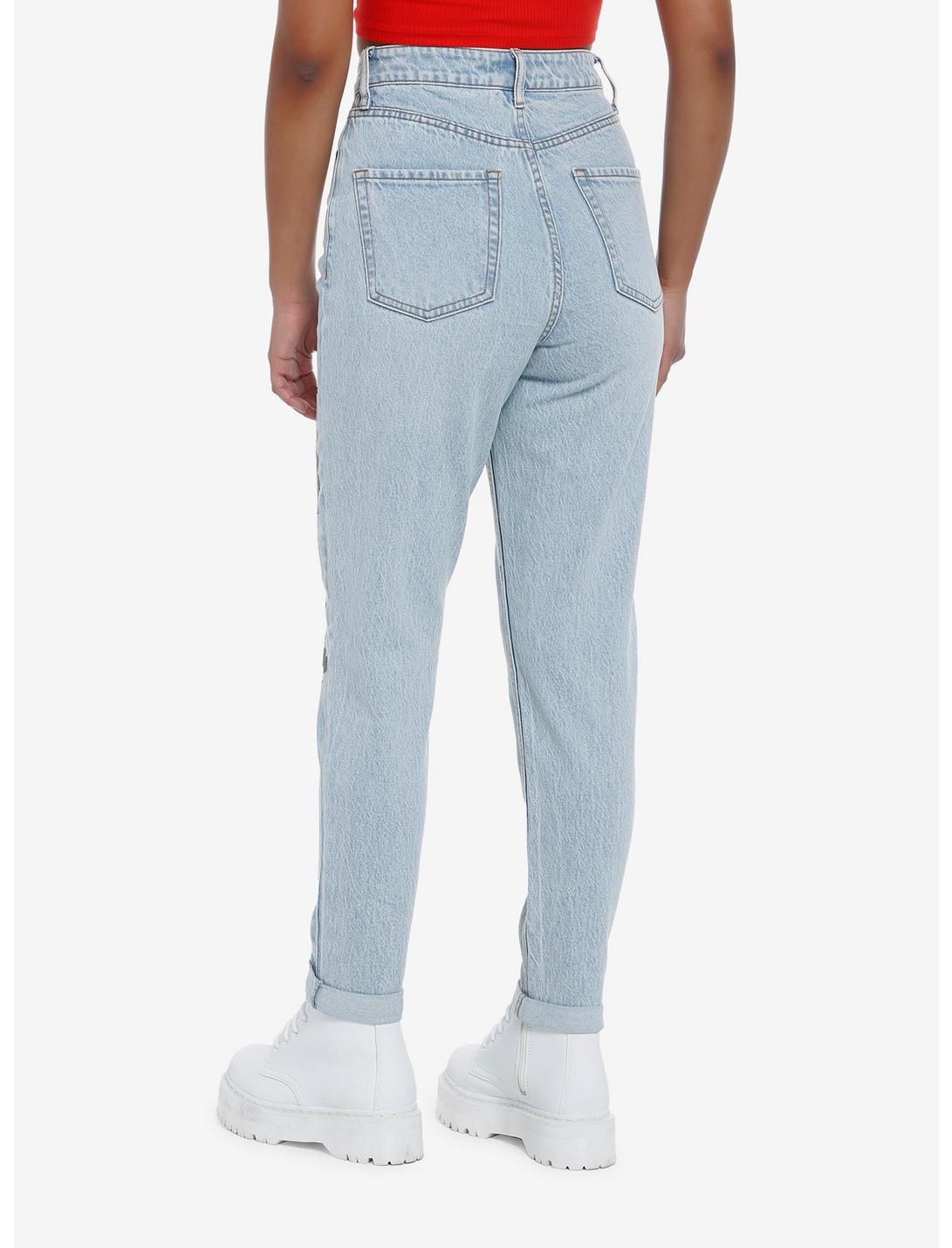 Disney Mickey Mouse Steamboat Willie Mom Jeans HUNIVERS Disney Mickey Mouse Steamboat Willie Mom Jeans -transcendentactive shop 19636599 av1