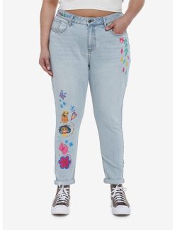 HUNIVERS Disney Encanto Mirabel Mom Jeans Plus Size