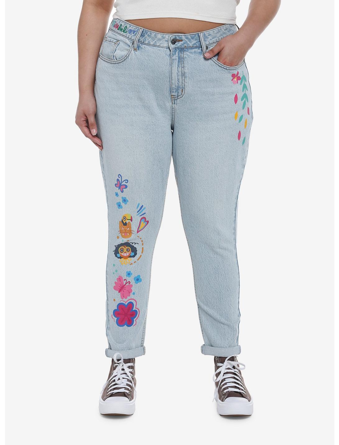 Disney Encanto Mirabel Mom Jeans Plus Size HUNIVERS Disney Encanto Mirabel Mom Jeans Plus Size -transcendentactive shop 19636631 hi