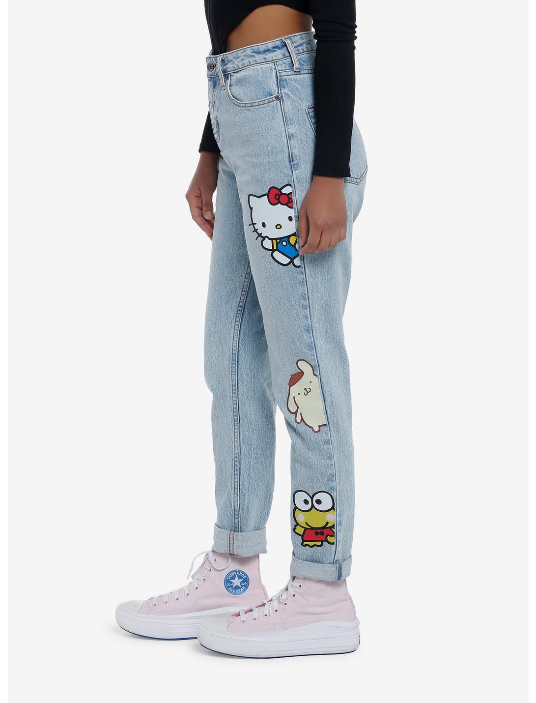 Hello Kitty And Friends Mom Jeans HUNIVERS Hello Kitty And Friends Mom Jeans -transcendentactive shop 19636639 av2