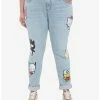 HUNIVERS Hello Kitty And Friends Mom Jeans Plus Size