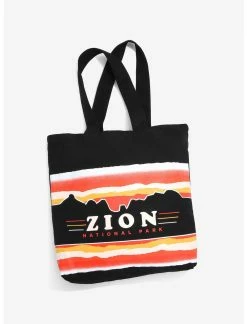 Null Zion National Park Sunset Tote Bag