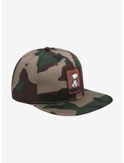 Null Peanuts Snoopy Camp Camo Snapback Hat