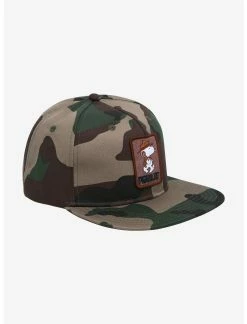 Null Peanuts Snoopy Camp Camo Snapback Hat