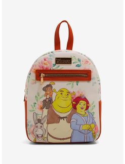 Null Shrek Group Floral Mini Backpack