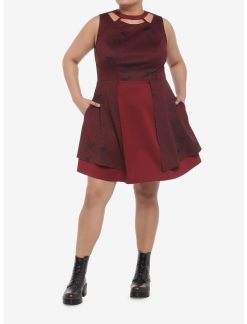 HUNIVERS Her Universe Marvel Doctor Strange In The Multiverse Of Madness Wanda Maximoff Dress Plus Size -transcendentactive shop 19688496 av1