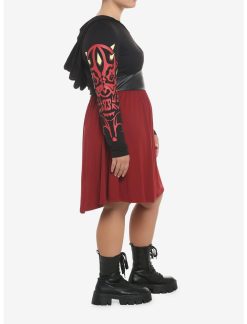 HUNIVERS Star Wars Darth Maul Hooded Dress -transcendentactive shop 19688611 av3