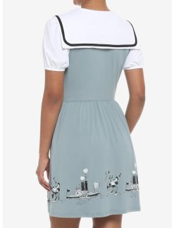 HUNIVERS Disney Steamboat Willie Sailor Dress -transcendentactive shop 19688618 av2