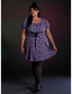 HUNIVERS Her Universe The Nightmare Before Christmas Jack & Sally Corset Dress Plus Size -transcendentactive shop 19688641 av1