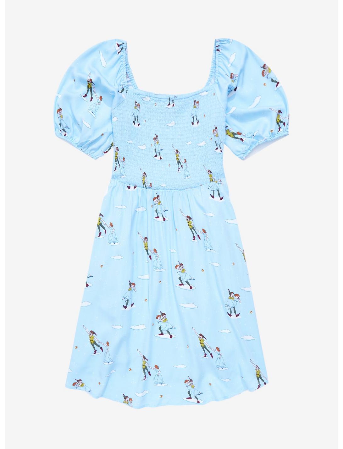 Disney Peter Pan Flying Allover Print Smock Dress HUNIVERS Disney Peter Pan Flying Allover Print Smock Dress -transcendentactive shop 19688952 hi