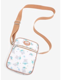 HUNIVERS Her Universe Star Wars Chibi Grogu Passport Crossbody Bag
