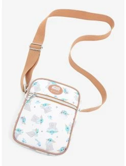 HUNIVERS Her Universe Star Wars Chibi Grogu Passport Crossbody Bag