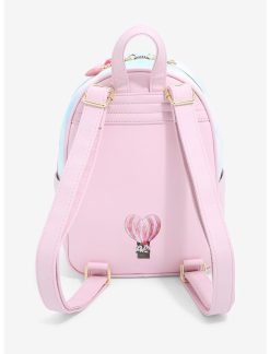 HUNIVERS Her Universe Disney Mickey Mouse & Minnie Mouse Heart Balloon Mini Backpack -transcendentactive shop 19712617 av2