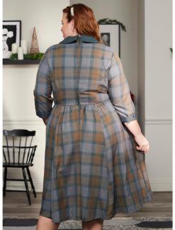 HUNIVERS Her Universe Outlander Tartan Plaid Swing Dress Plus Size 4 HUNIVERS Her Universe Outlander Tartan Plaid Swing Dress Plus Size -transcendentactive shop 19771039 av2