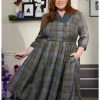 HUNIVERS Her Universe Outlander Tartan Plaid Swing Dress Plus Size -transcendentactive shop 19771039 hi