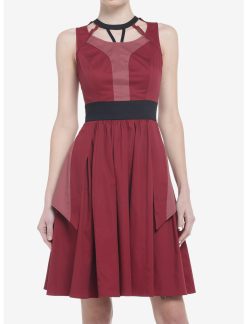 HUNIVERS Her Universe Marvel Doctor Strange In The Multiverse Of Madness Scarlet Witch Swing Dress 4 HUNIVERS Her Universe Marvel Doctor Strange In The Multiverse Of Madness Scarlet Witch Swing Dress -transcendentactive shop 19774790 av2