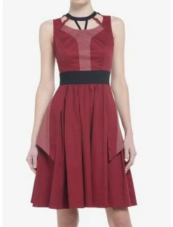 HUNIVERS Her Universe Marvel Doctor Strange In The Multiverse Of Madness Scarlet Witch Swing Dress -transcendentactive shop 19774790 av2