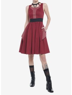 HUNIVERS Her Universe Marvel Doctor Strange In The Multiverse Of Madness Scarlet Witch Swing Dress 5 HUNIVERS Her Universe Marvel Doctor Strange In The Multiverse Of Madness Scarlet Witch Swing Dress -transcendentactive shop 19774790 av3