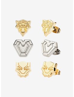 Null Marvel Black Panther: Wakanda Forever Stud Earring Set