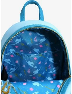 LNGEFLY Loungefly Disney Ariel & Prince Eric Wedding Mini Backpack -transcendentactive shop 19801086 av5