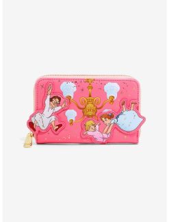 LNGEFLY Loungefly Disney Peter Pan 70th Anniversary Darling Siblings Small Zip Wallet