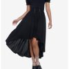 Null Black Babydoll Lace-Up Midi Dress -transcendentactive shop 19801204 hi