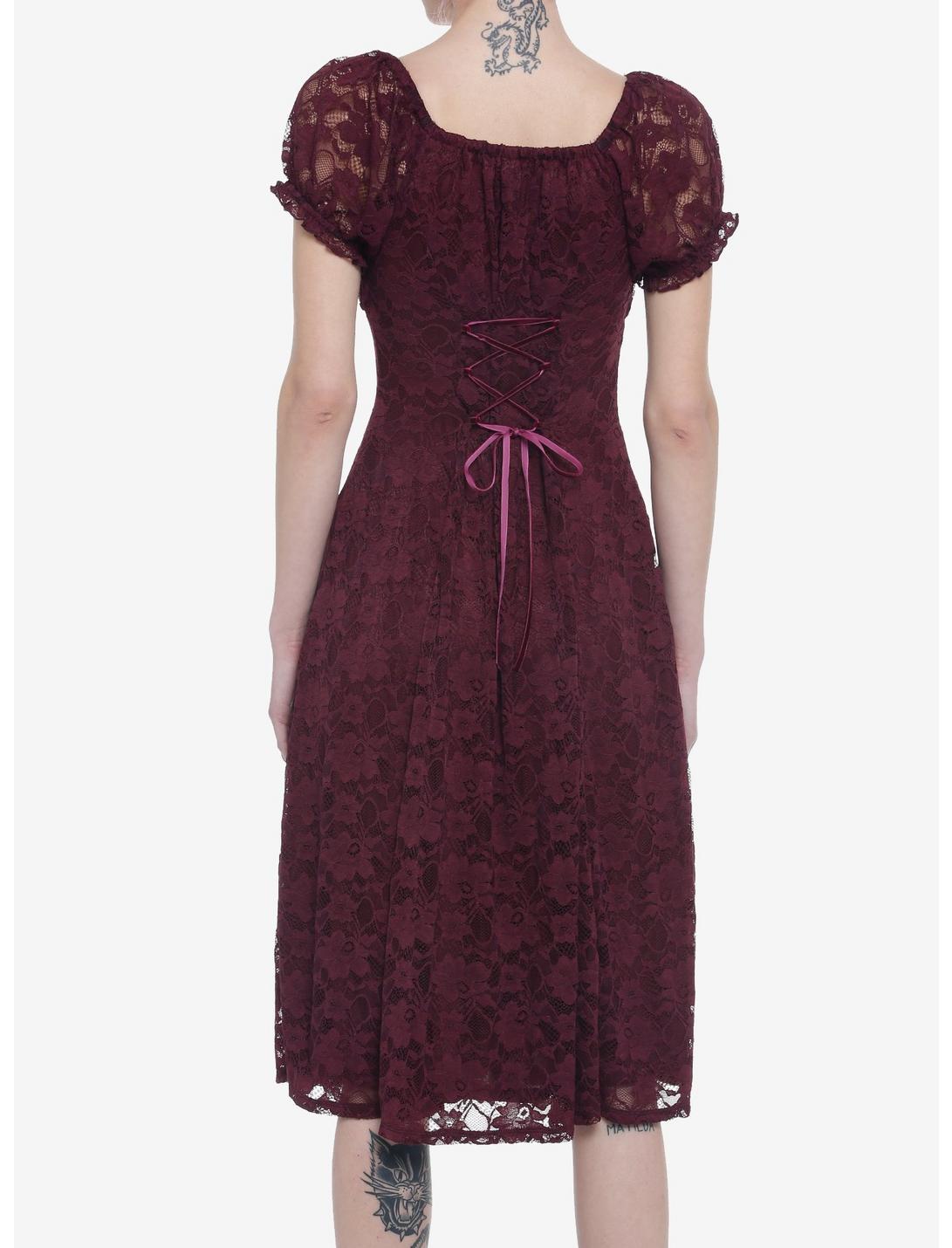 Burgundy Floral Lace Midi Dress Null Burgundy Floral Lace Midi Dress -transcendentactive shop 19801219 av2